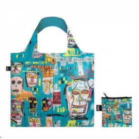 BOLSA PLEGABLE JEAN MICHEL BASQUIAT - SKULL