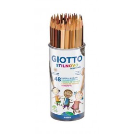 Lápices del color de la piel - Skin tones GIOTTO STILNOVO ESTUCHE 48 UD