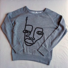 Sudaderas by Mackandal - Mujer Heather Grey Melange