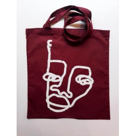 Bolso de tela by Mackandal - Burgundy